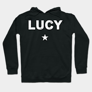 LUCY Minimalist Star Retro T-Shirt Hoodie